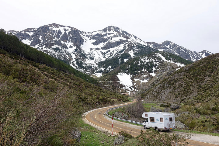 Rv driving in winter conditions