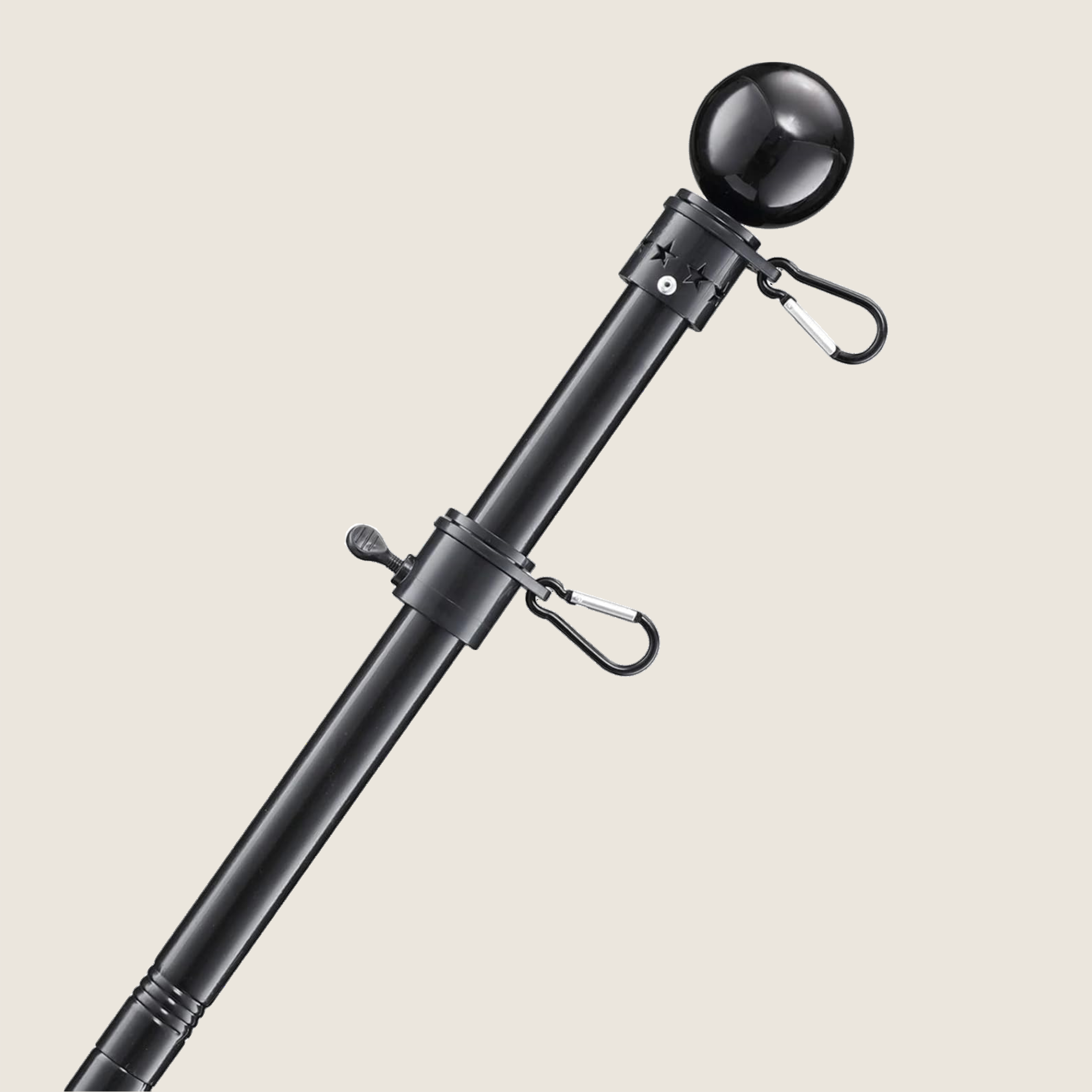 RVLock ANKR Flag Pole Mount + Flagpole And Flag