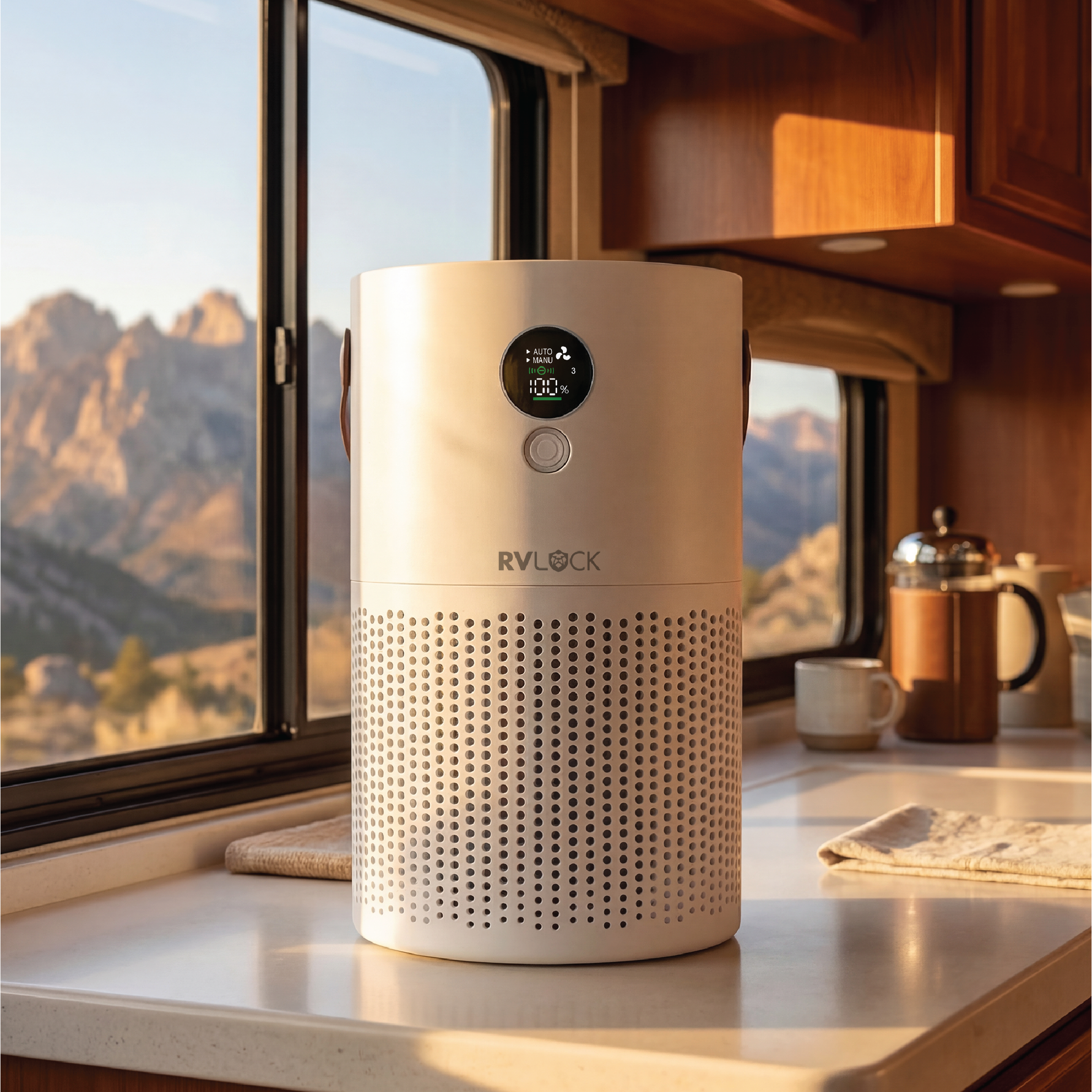RVLock Rechargeable Breeze Air Purifier (HEPA)