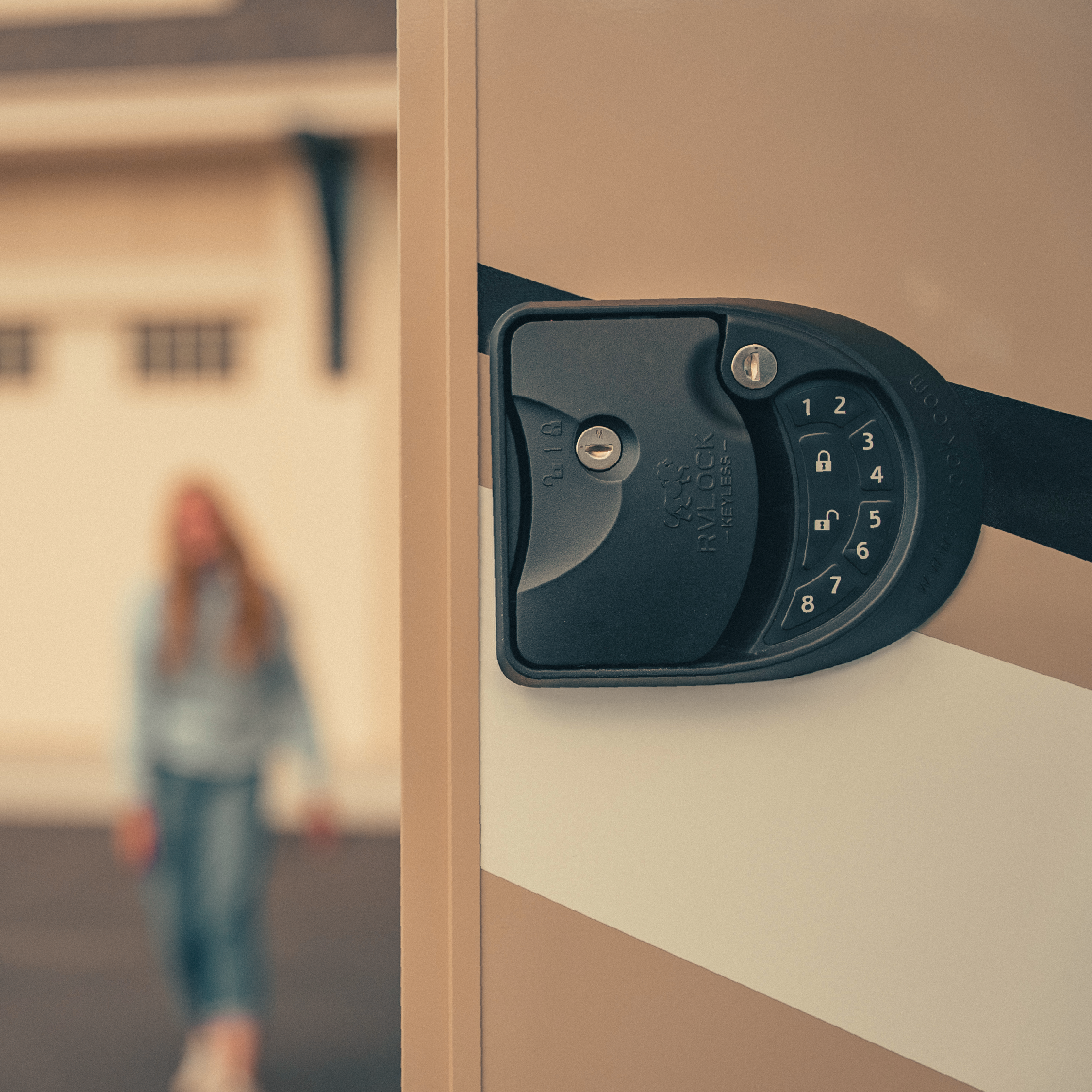 RVLock Charter Keyless Class A & C Motorhome Handle