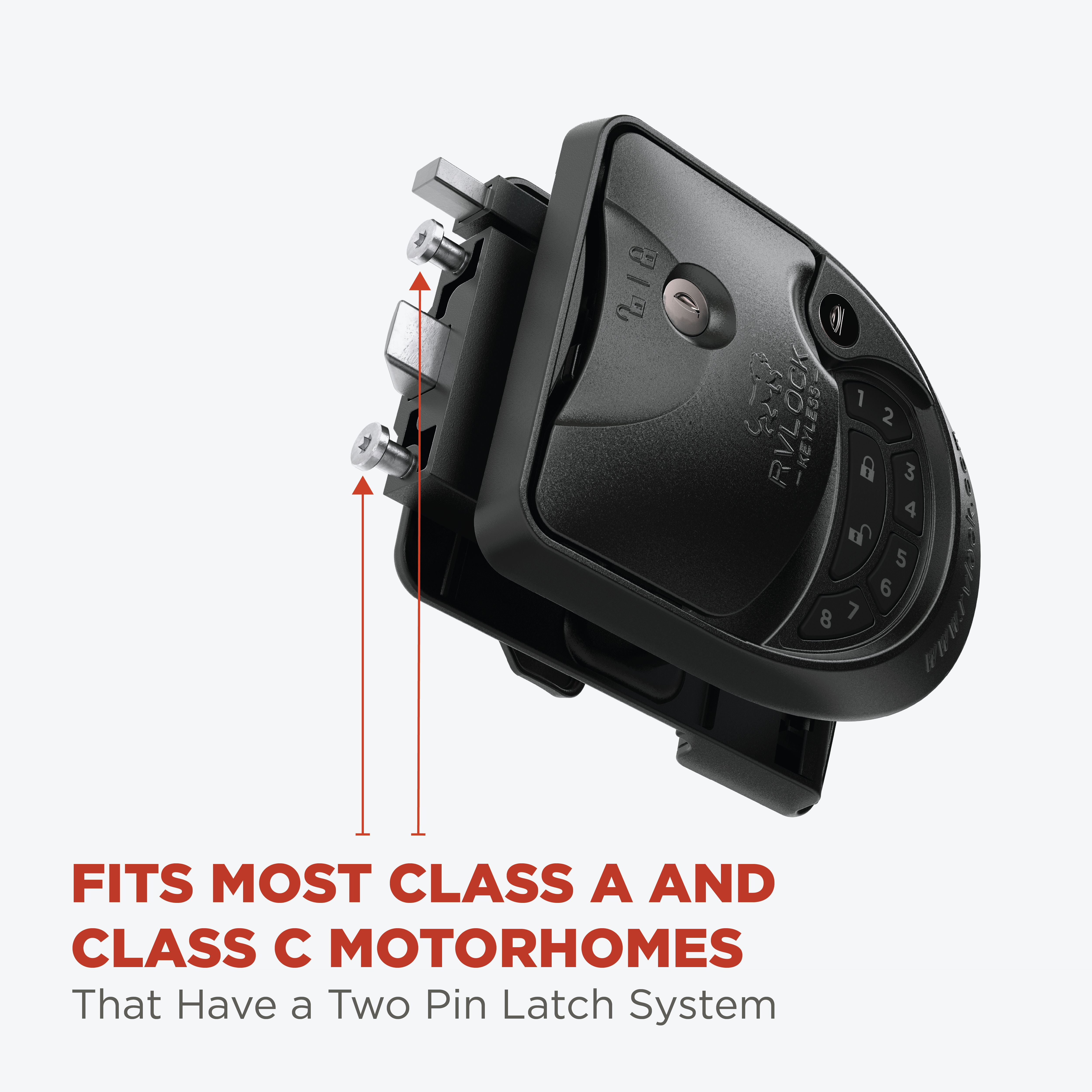 RVLock Charter Keyless Class A & C Motorhome Handle