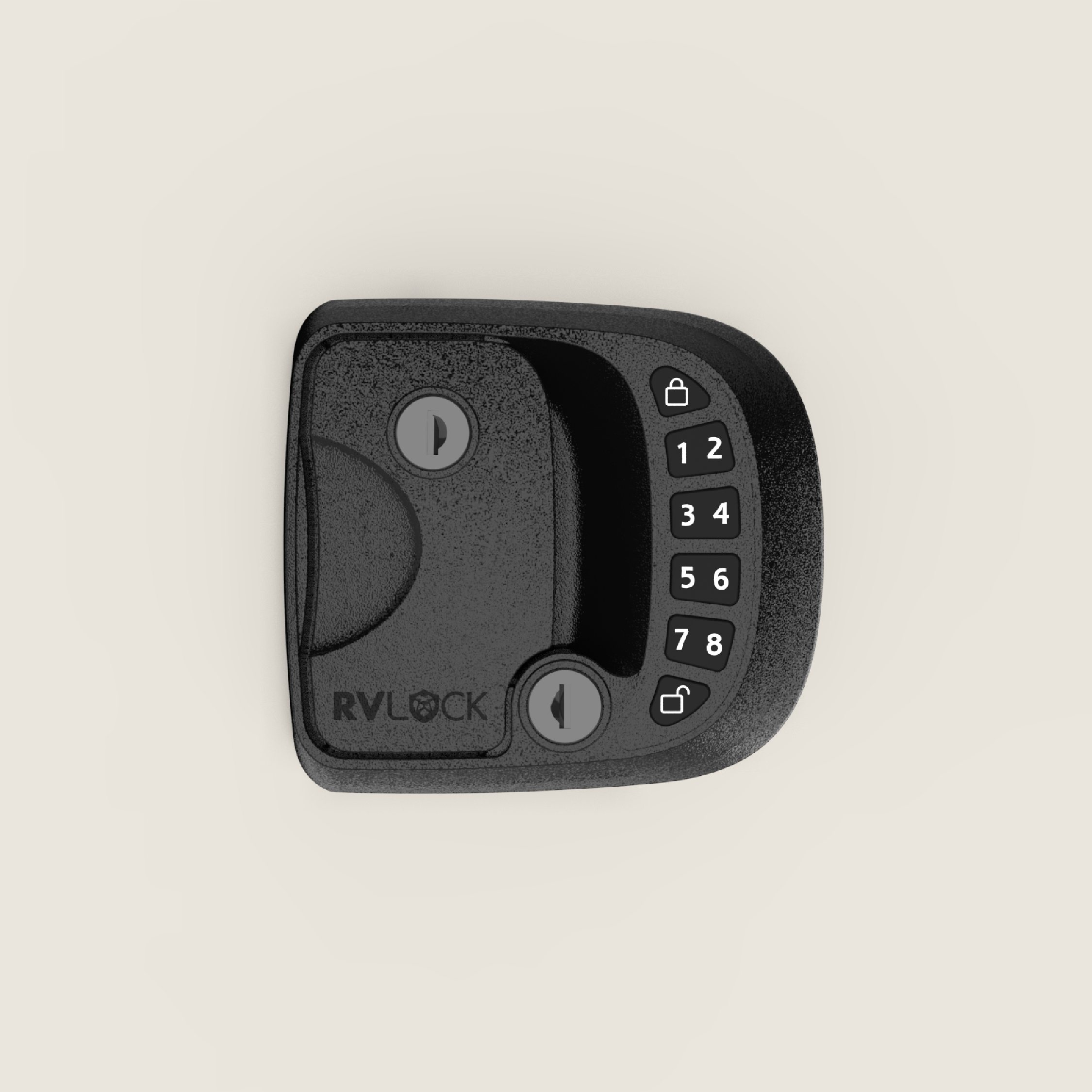 RVLock Compact Keyless Travel Trailer and Fifth Wheel Handle