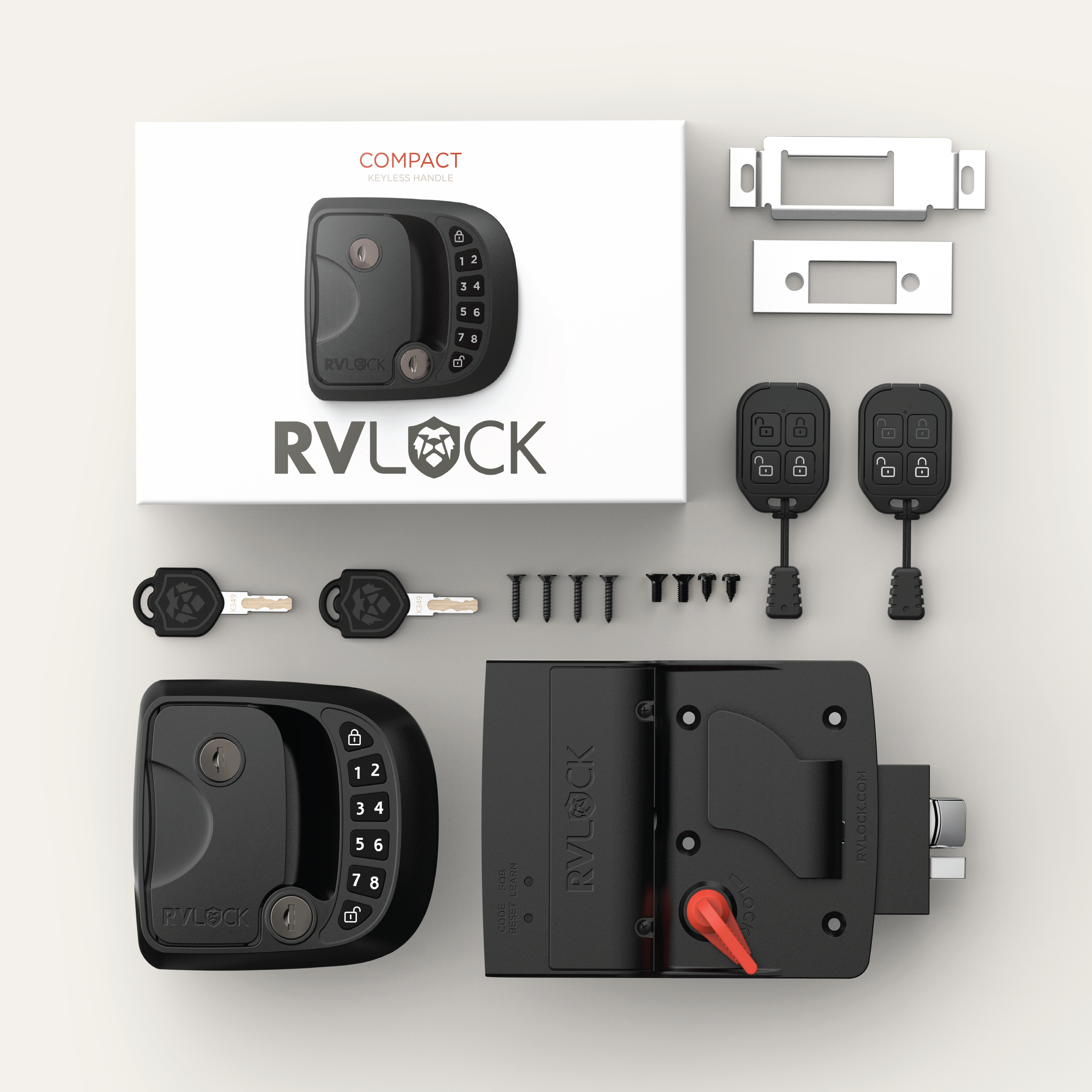 RVLock Compact Keyless Handle