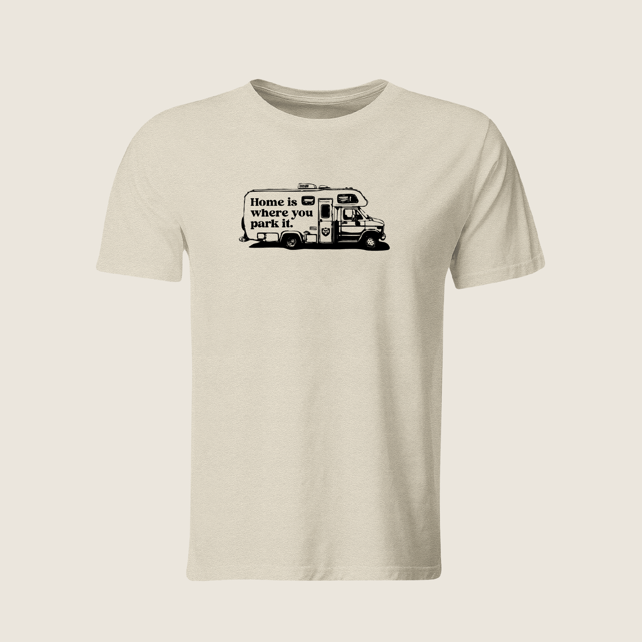 RVLock Unisex T-Shirt - Tan Park It