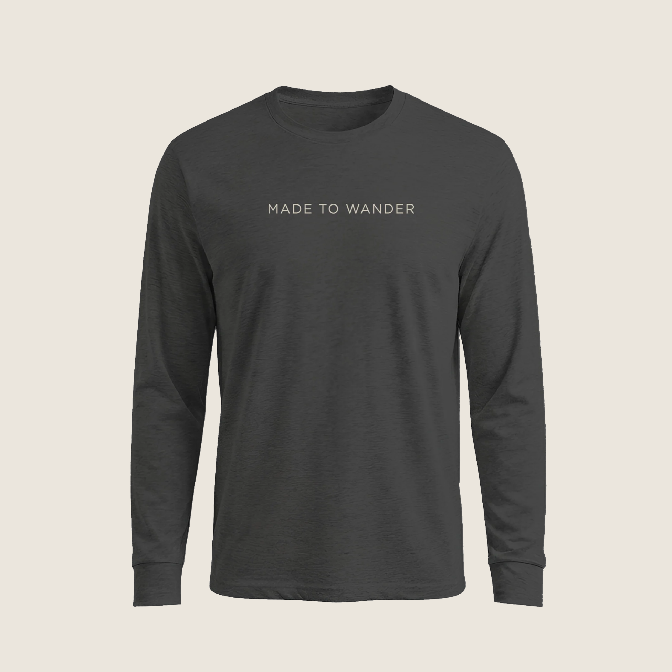RVLock Unisex Long Sleeve Shirt - Gray Made to Wander