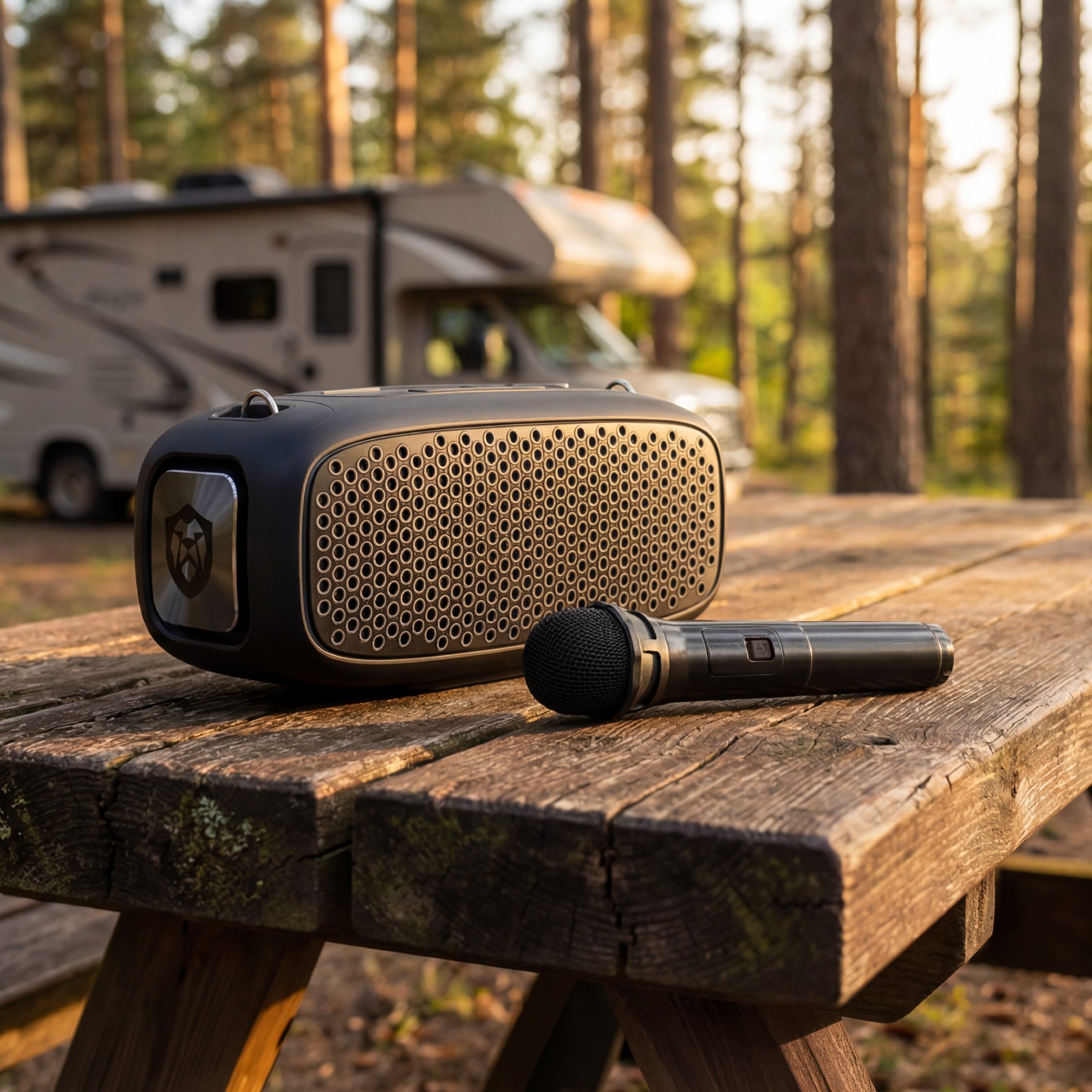 RVLock Road Trip Speaker - With Wireless Mic