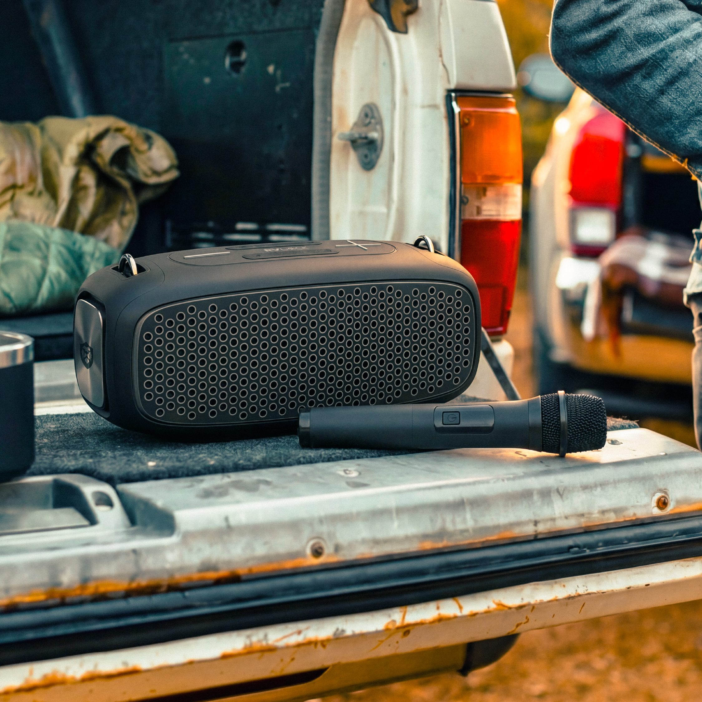 RVLock Road Trip Speaker - With Wireless Mic