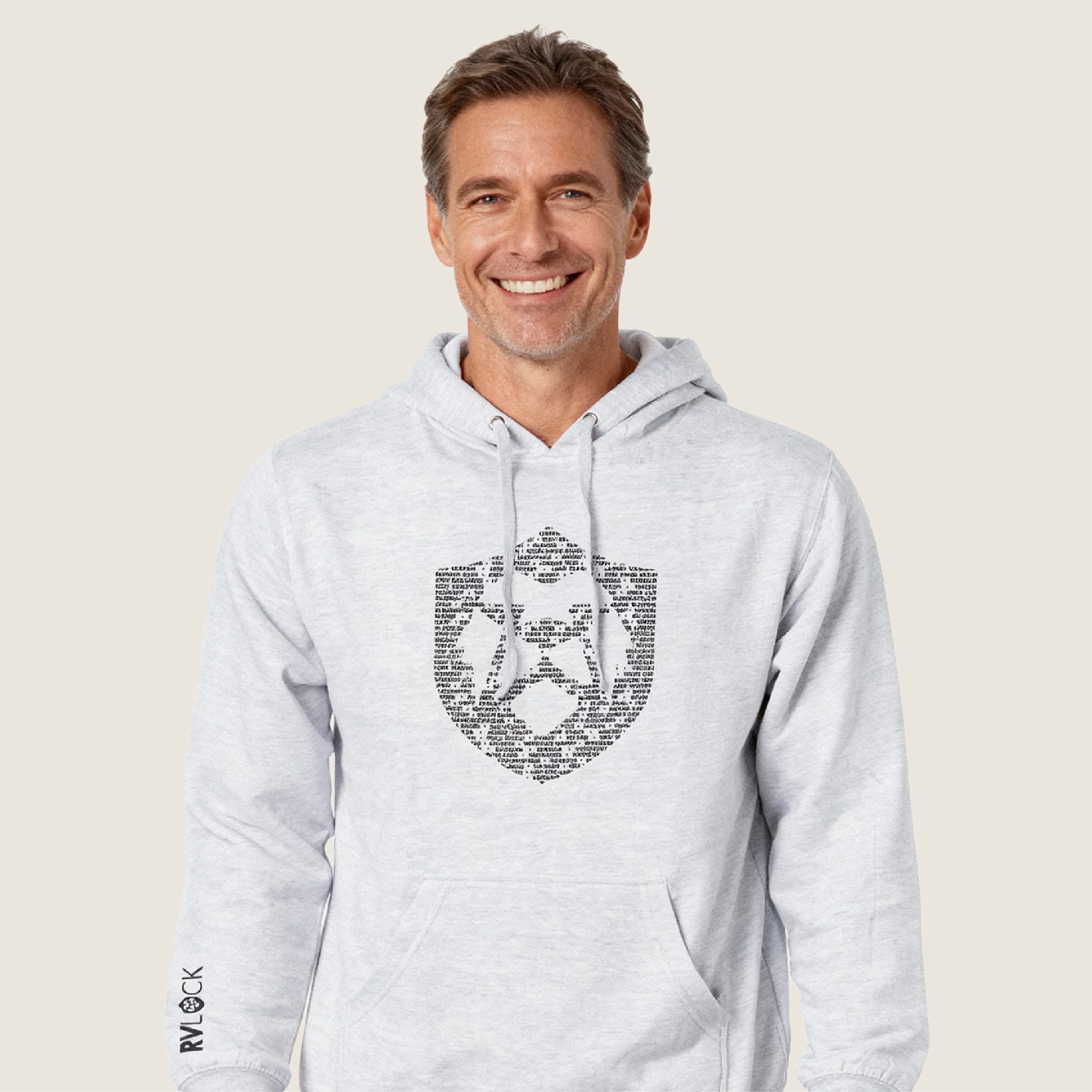 RVLock Hoodie USA Parks Heritage Mark - Grey Heather