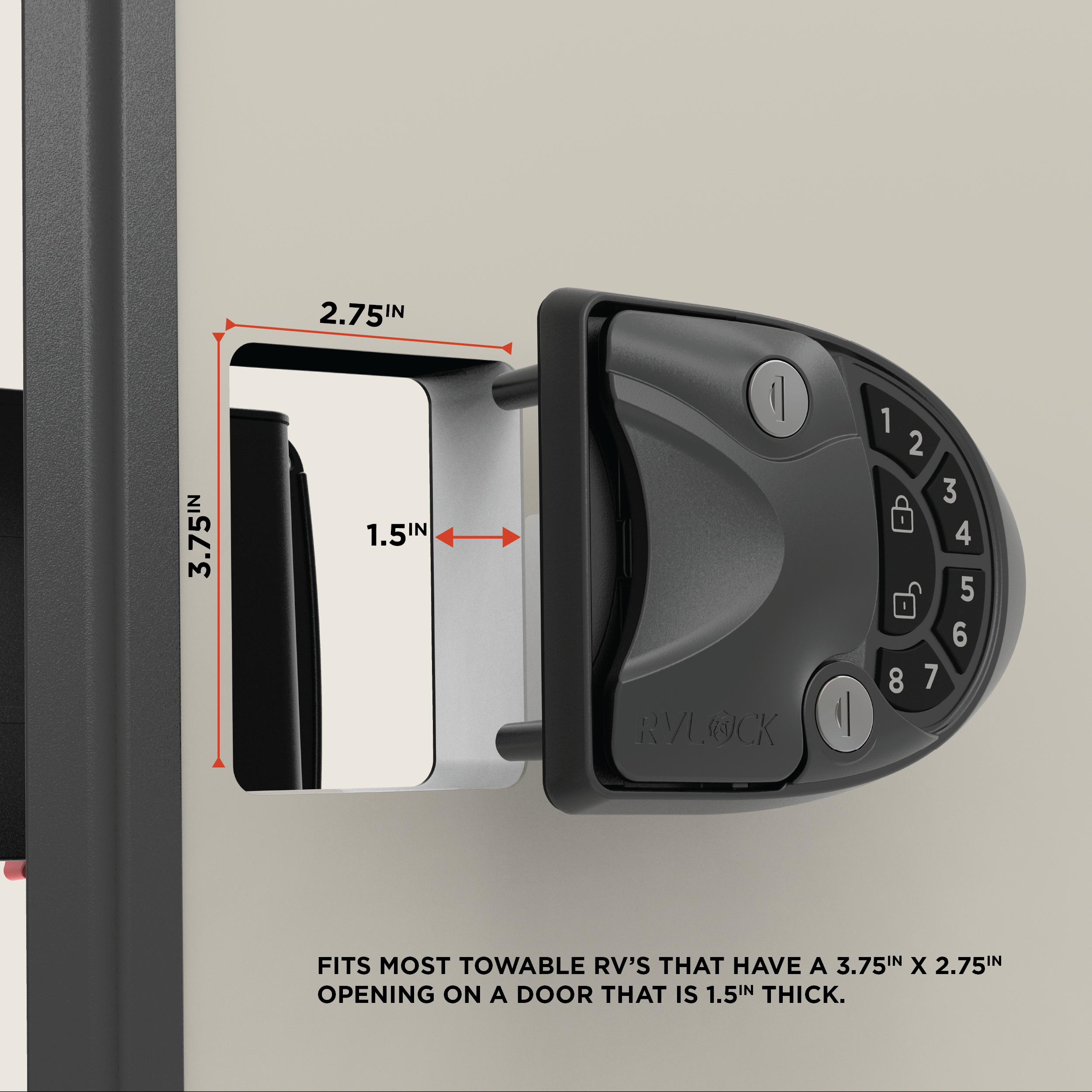 RVLock V4.0 Keyless Handle