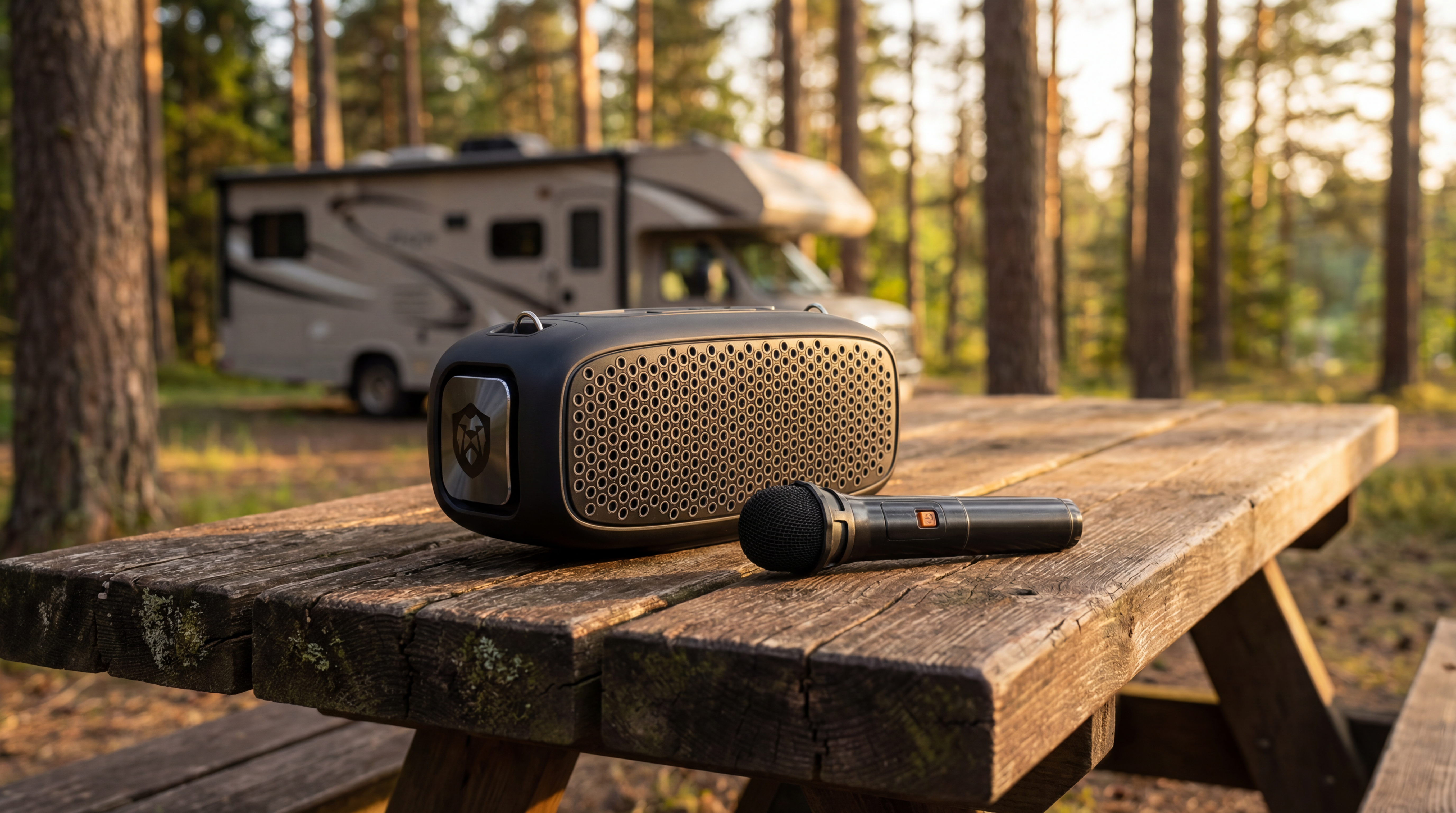 RVLock Road Trip Speaker - With Wireless Mic