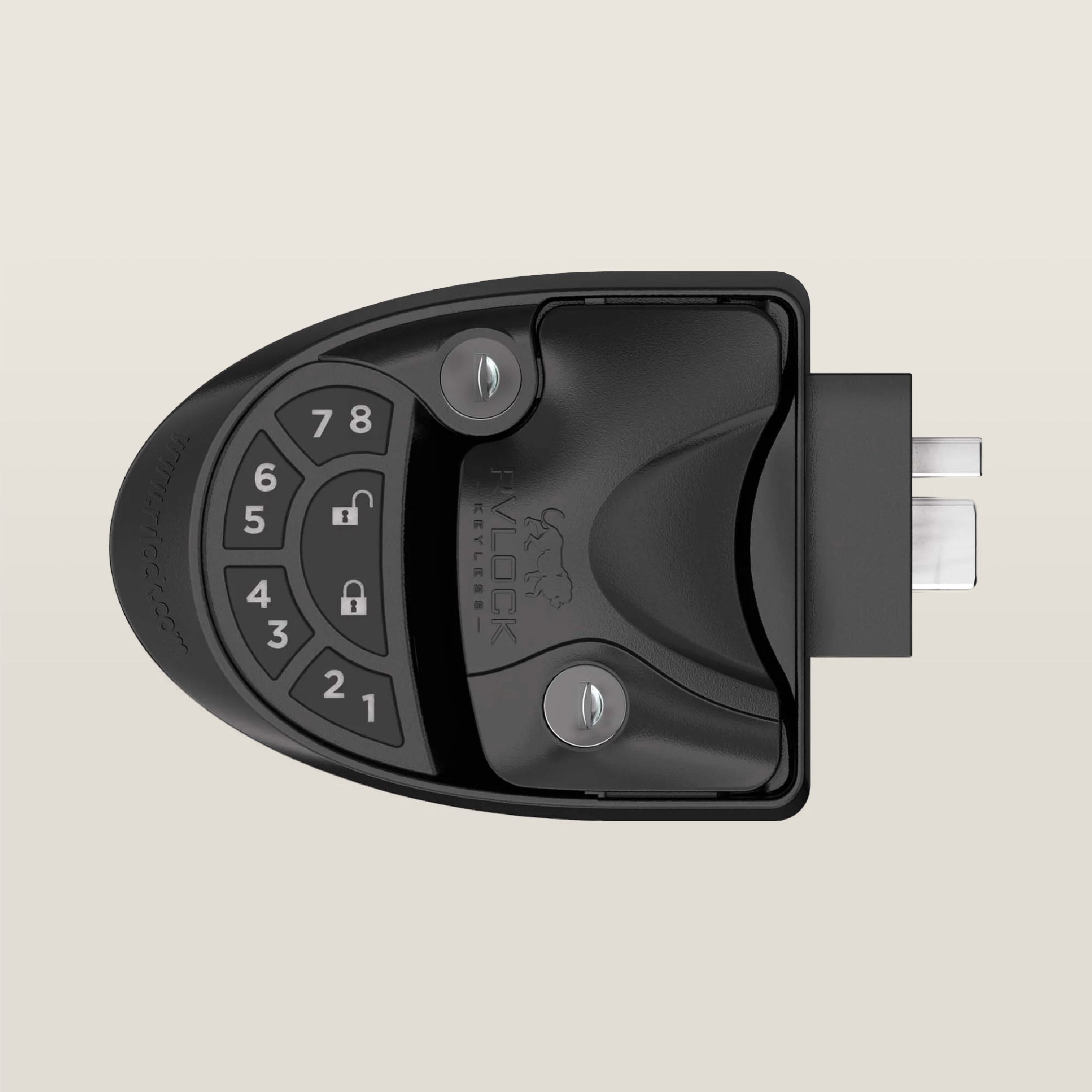 RVLock V4.0 Keyless Travel Trailer and Fifth Wheel Handle - Left Hand Doors