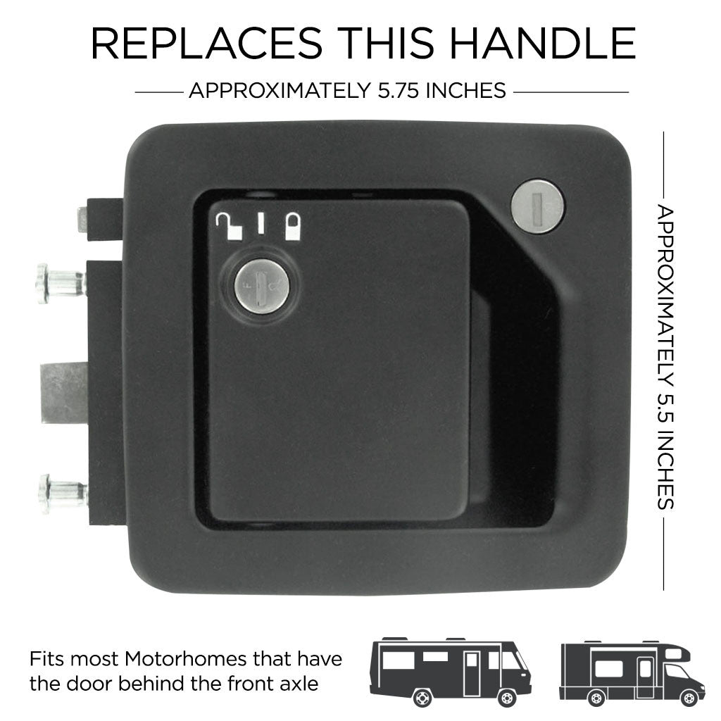 RVLock Charter Keyless Class A & C Motorhome Handle - Left Hand Doors