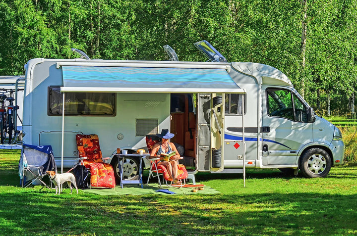 Relaxing at an RV Campground