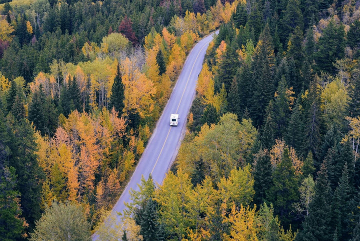 Driving an RV during the fall