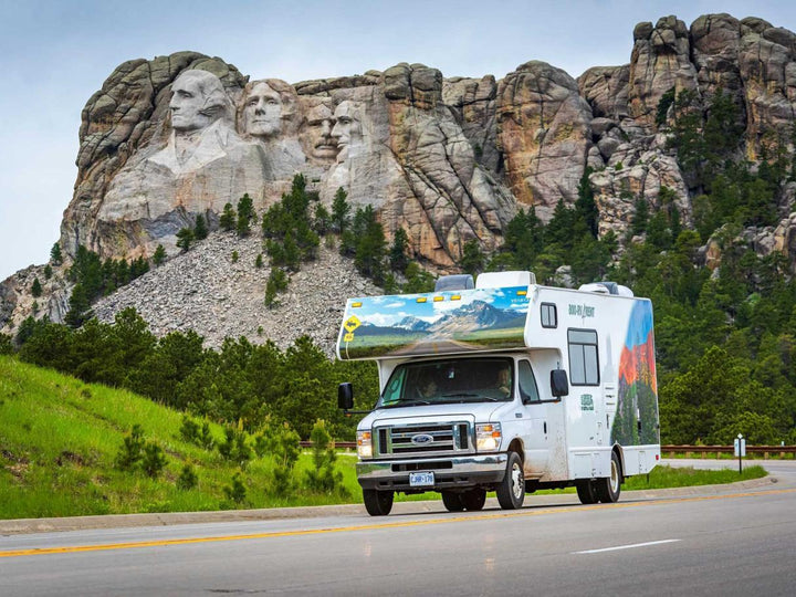 Visit Mount Rushmore in an RV