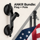 RVLock ANKR Flag Pole Mount + Flagpole And Flag