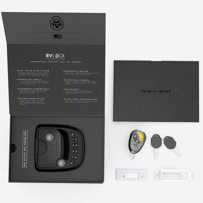 RVLock Compact Keyless Travel Trailer and Fifth Wheel Handle