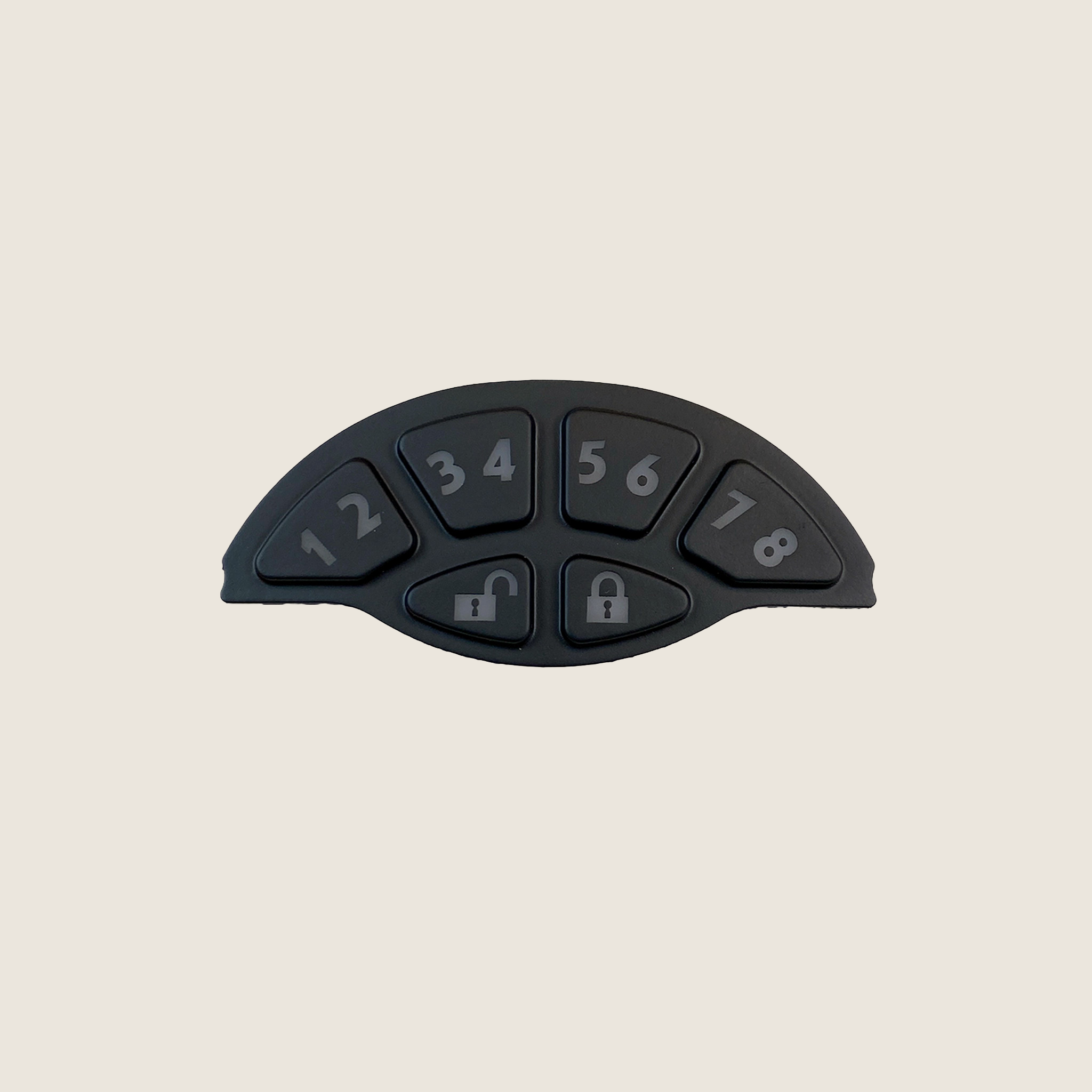 RVLock Keyless Baggage Durō Keypad Premium Membrane