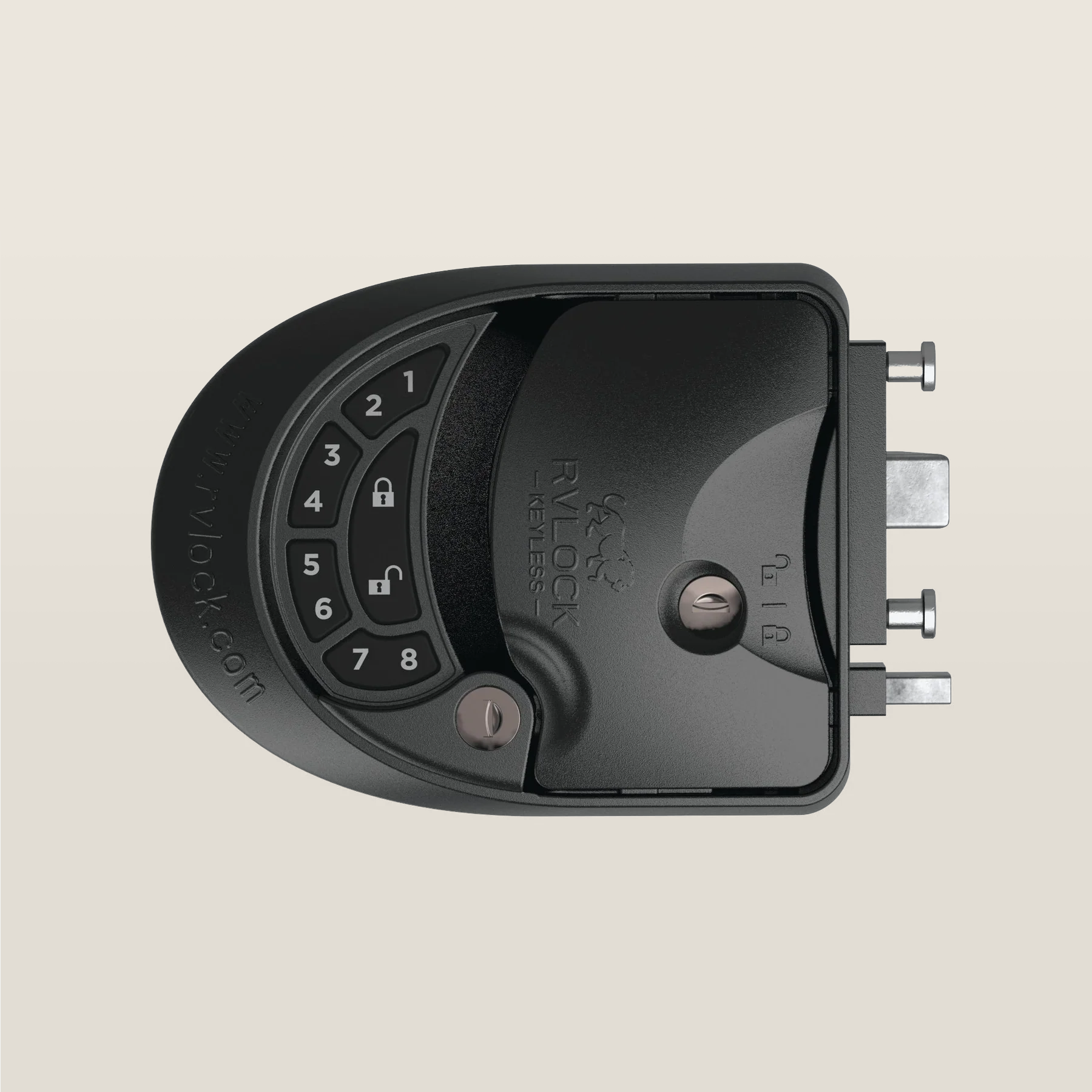 RVLock Charter Keyless Class A & C Motorhome Handle - Left Hand Doors