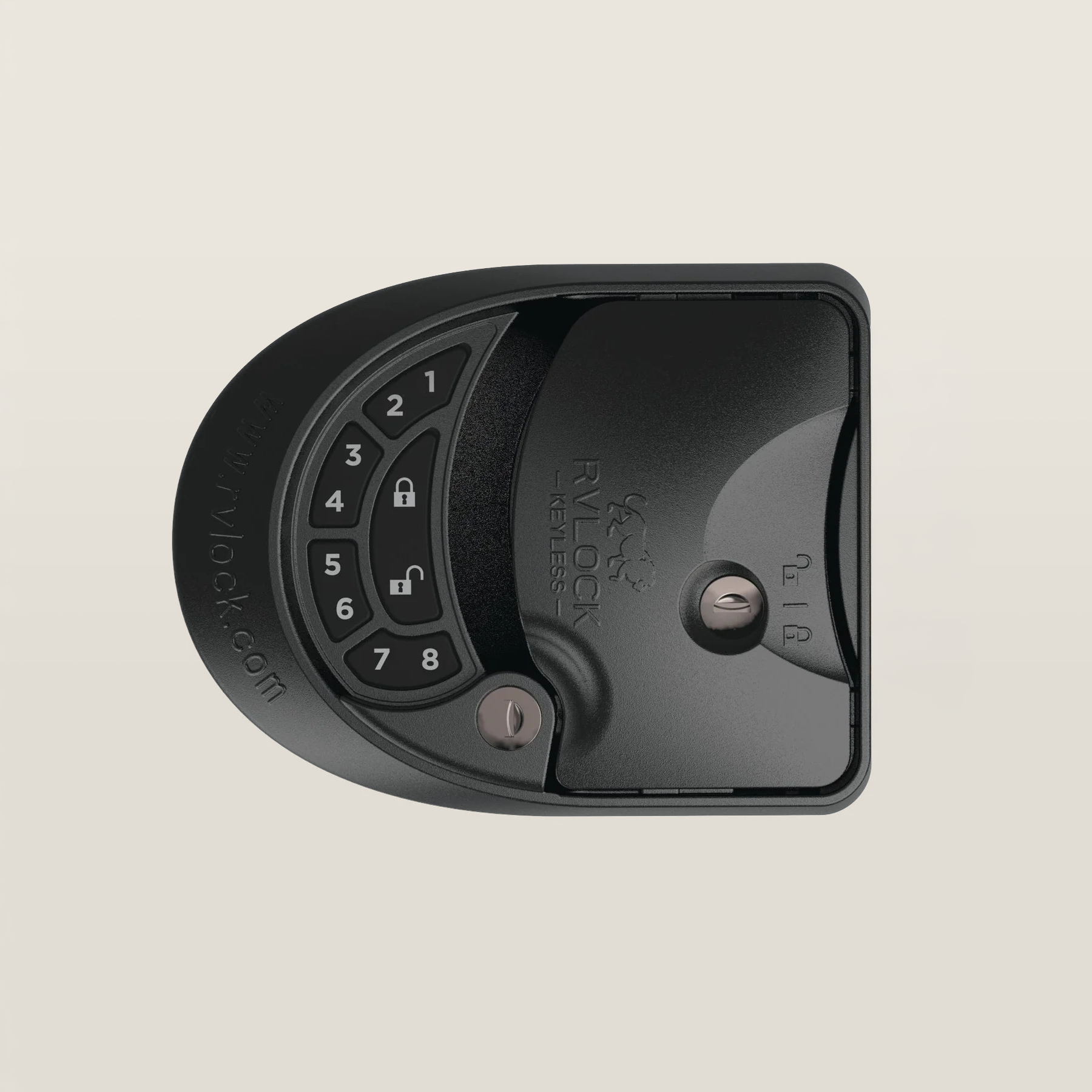 RVLock Charter Keyless Class A & C Motorhome Handle - Left Hand Doors