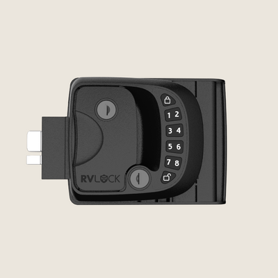 RVLock Compact Keyless Travel Trailer and Fifth Wheel Handle