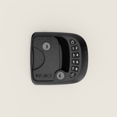 RVLock Compact Keyless Travel Trailer and Fifth Wheel Handle