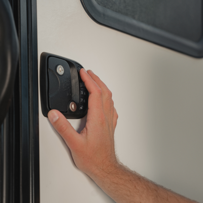 RVLock Compact Keyless Travel Trailer and Fifth Wheel Handle