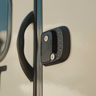 RVLock Compact Keyless Travel Trailer and Fifth Wheel Handle