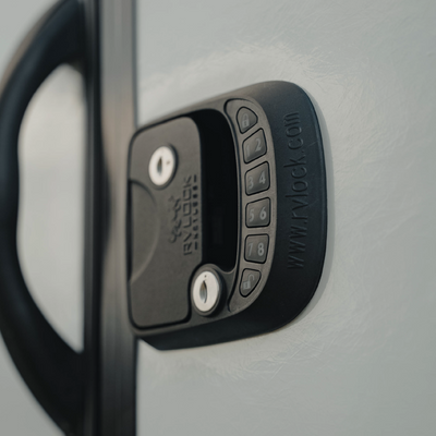RVLock Compact Keyless Travel Trailer and Fifth Wheel Handle