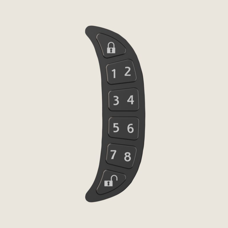 RVLock Compact RH Keypad Membrane