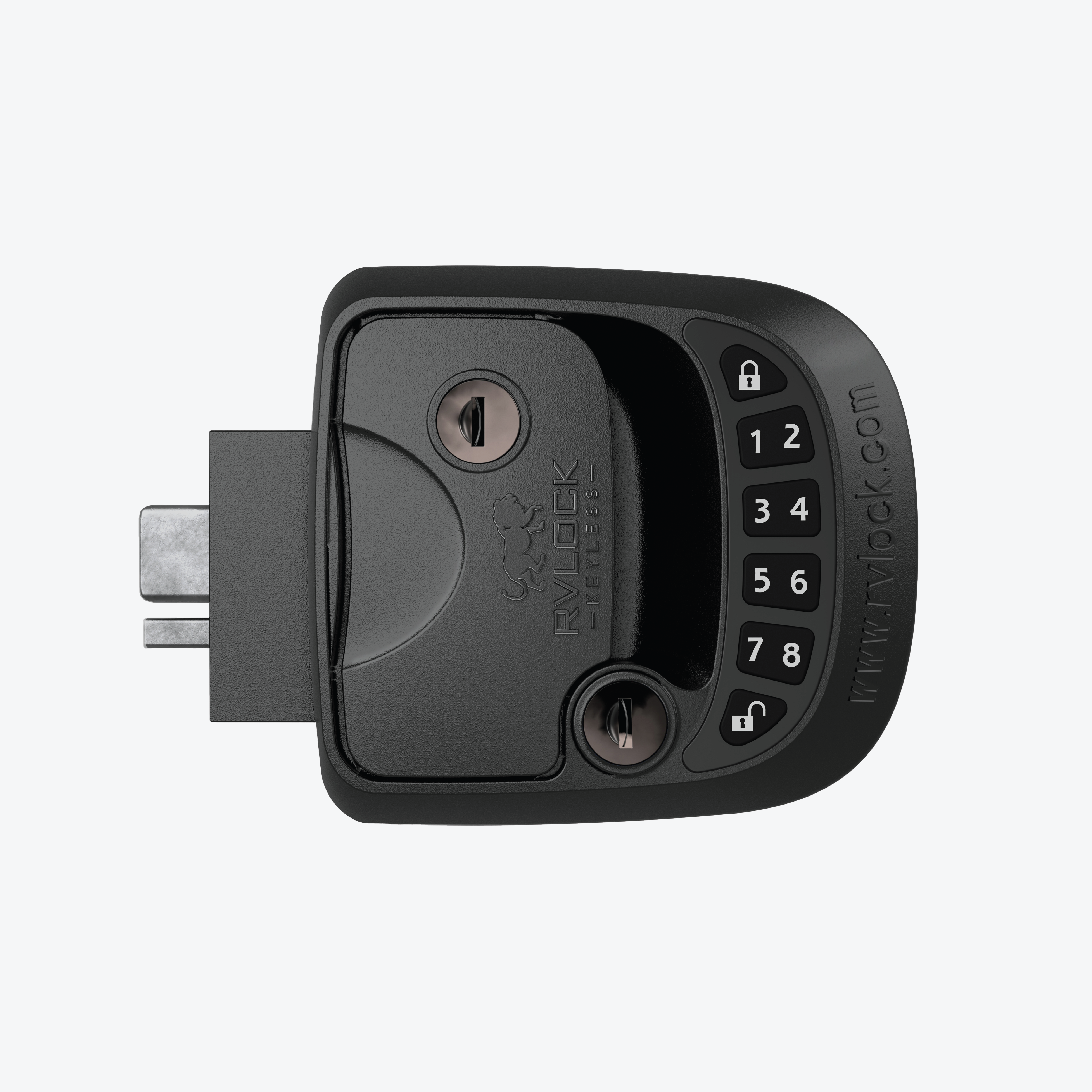 RVLock Compact Keyless Travel Trailer and Fifth Wheel Handle