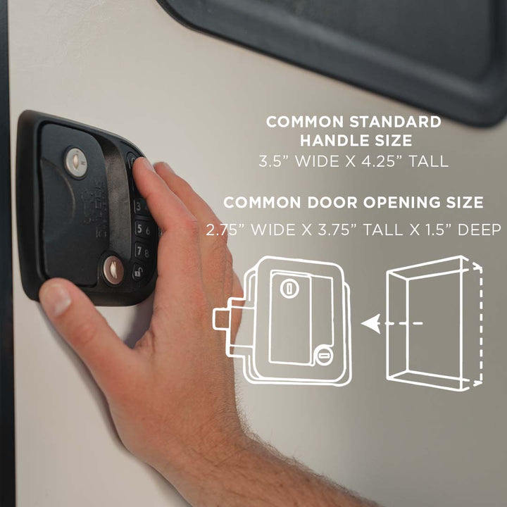 Compact RVLock Keyless Entry Handle
