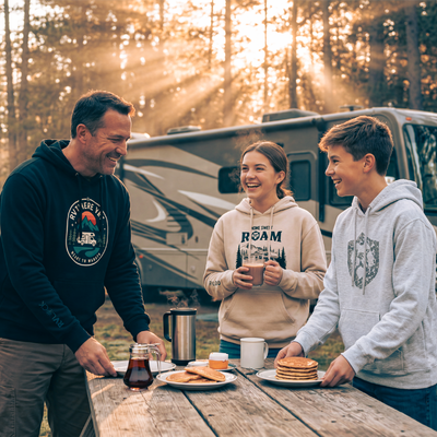 RVLock Hoodie Home Sweet Roam - Cement