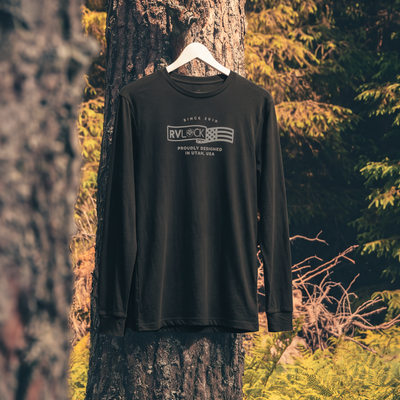 RVLock Unisex Long Sleeve Shirt - Black RVLock Designed in USA
