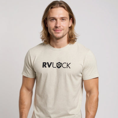 RVLock Unisex T-Shirt - Tan RVLock