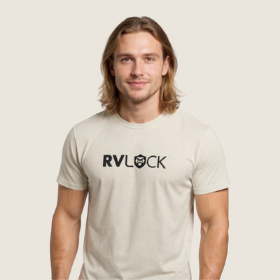 RVLock Unisex T-Shirt - Tan RVLock