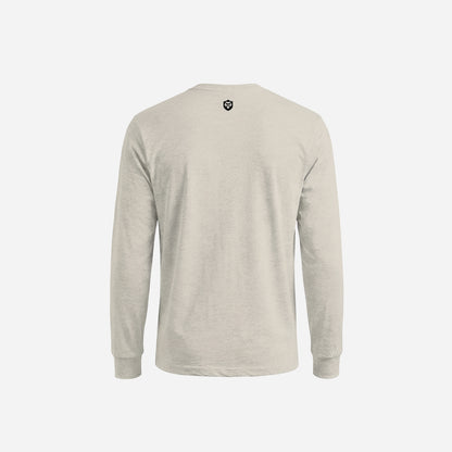 RVLock Unisex Long Sleeve Shirt - Tan Made to Wander In American Flag