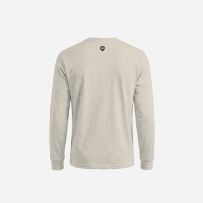 Unisex Long Sleeve Shirt - Tan Made to Wander