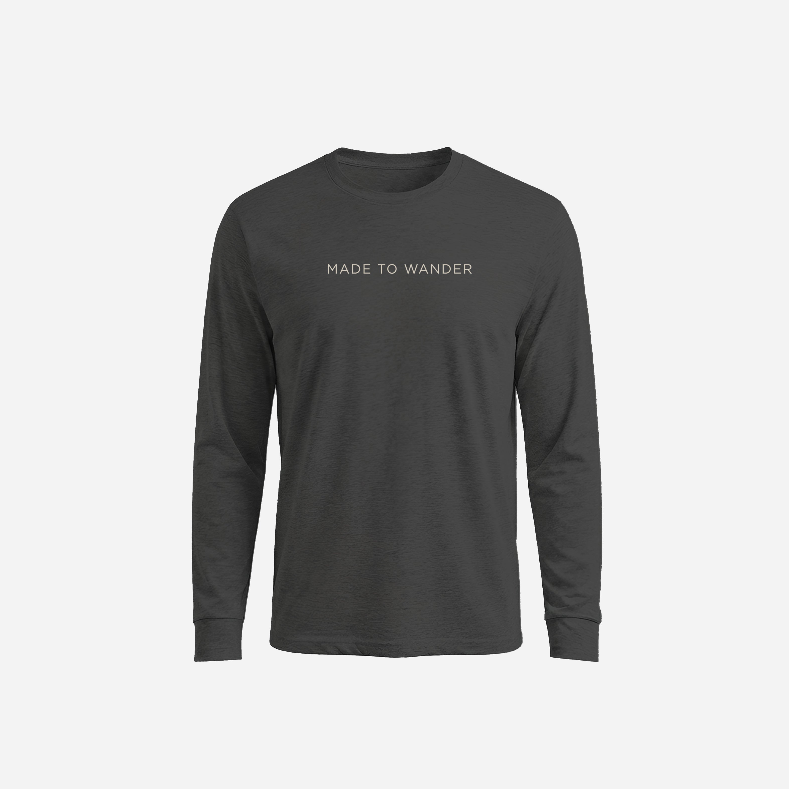 RVLock Unisex Long Sleeve Shirt - Gray Made to Wander