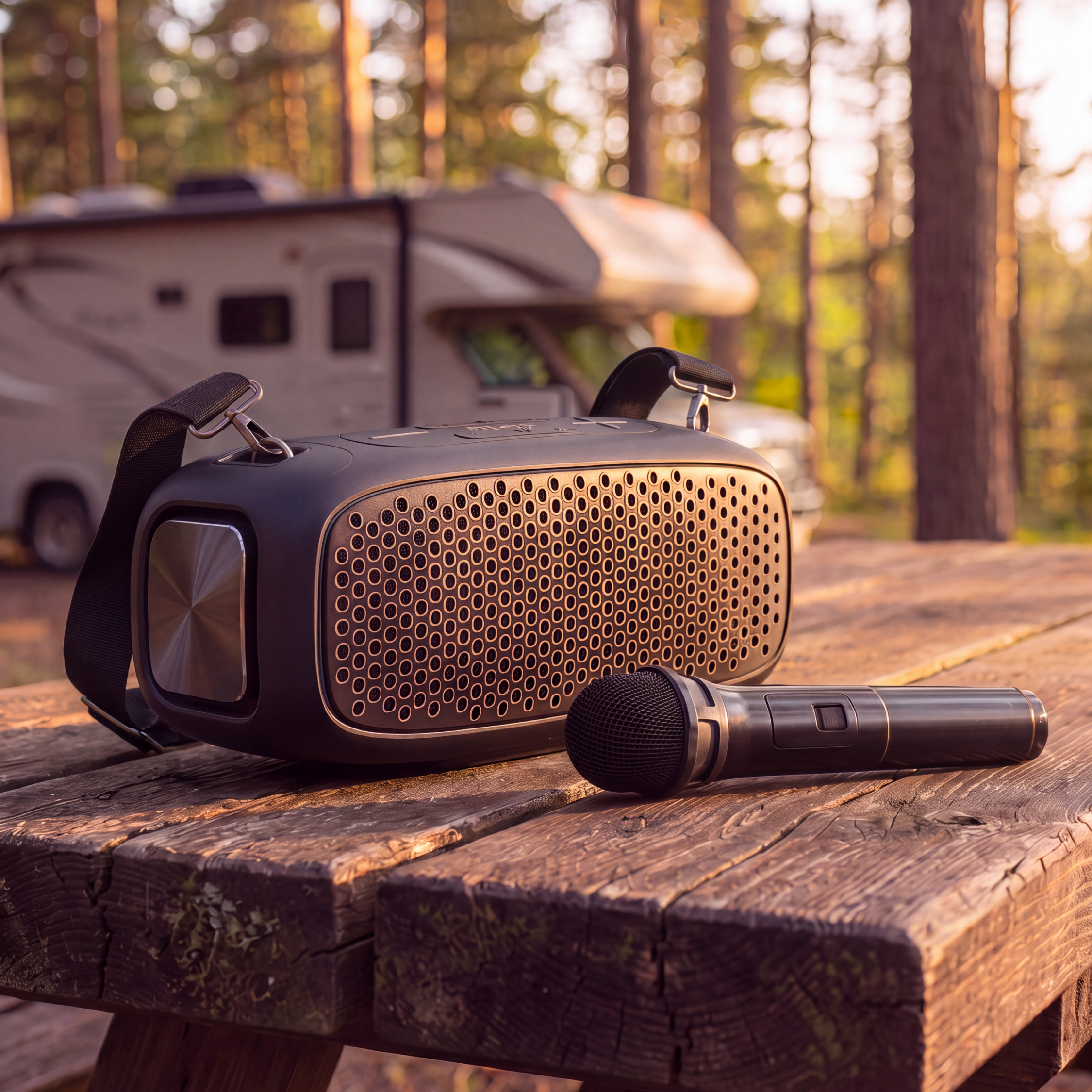 RVLock Road Trip Speaker - With Wireless Mic