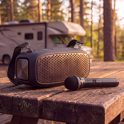 RVLock Road Trip Speaker - With Wireless Mic