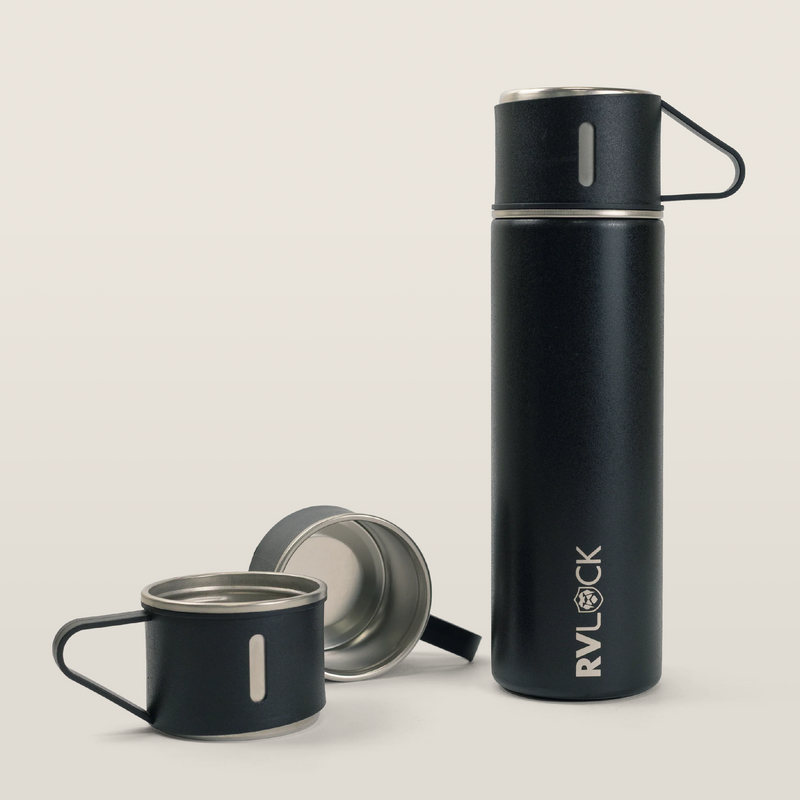 RVLock Summit Tea & Coffee Set - Black