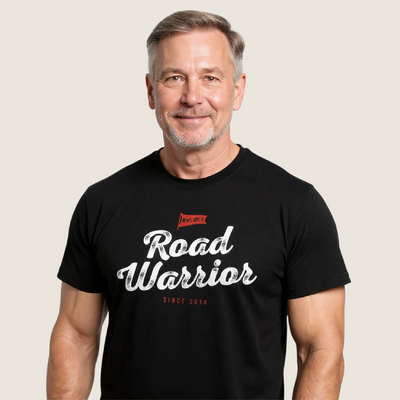 RVLock Unisex T-Shirt - Black Road Warrior