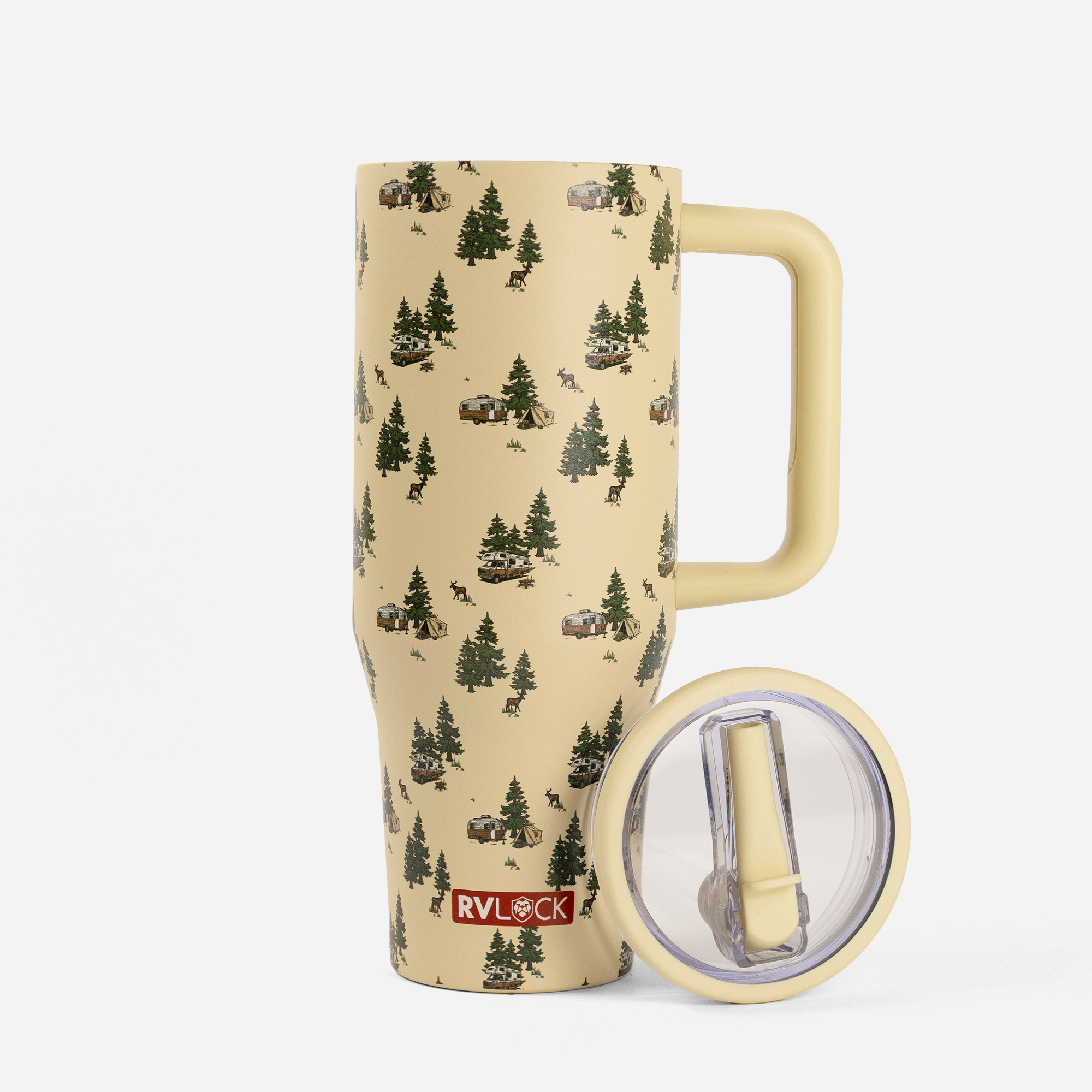 RVLock Oasis 40oz Stainless Steel Cup - Campsite