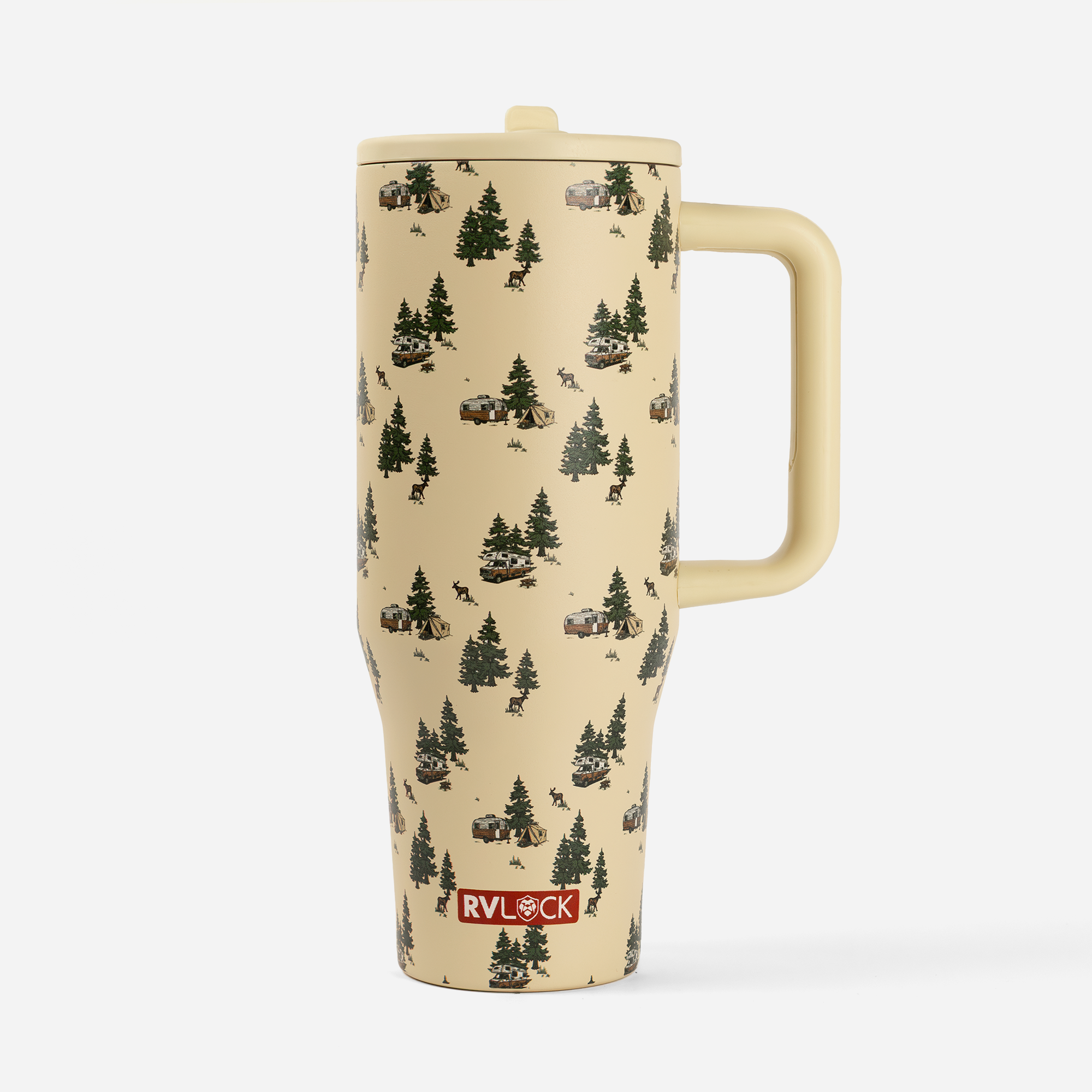 RVLock Oasis 40oz Stainless Steel Cup - Campsite