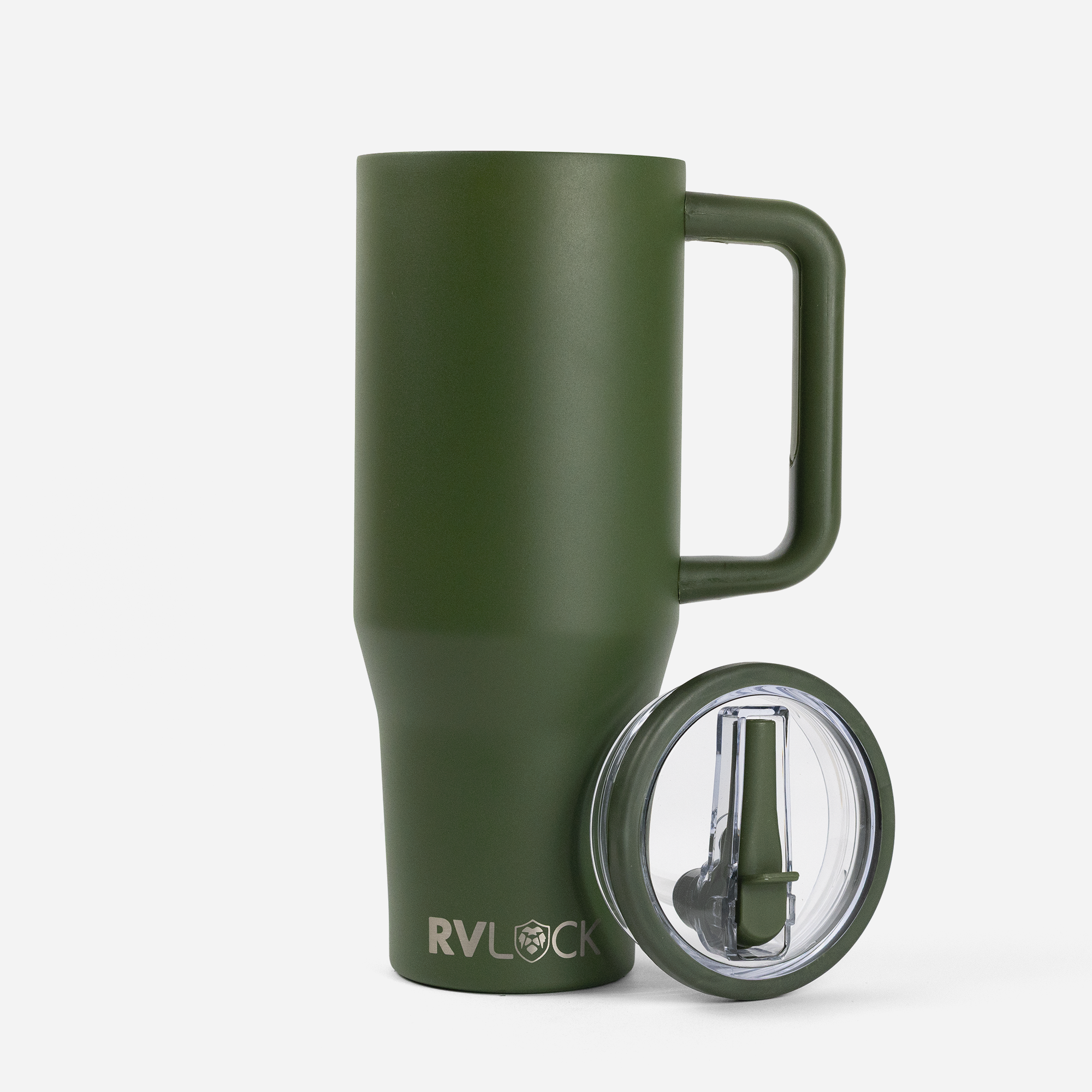 RVLock Oasis 40oz Stainless Steel Cup - Forest Green