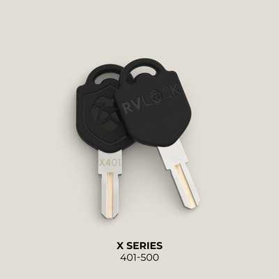 RVLock X-Series™️ Replacement Keys 401-500