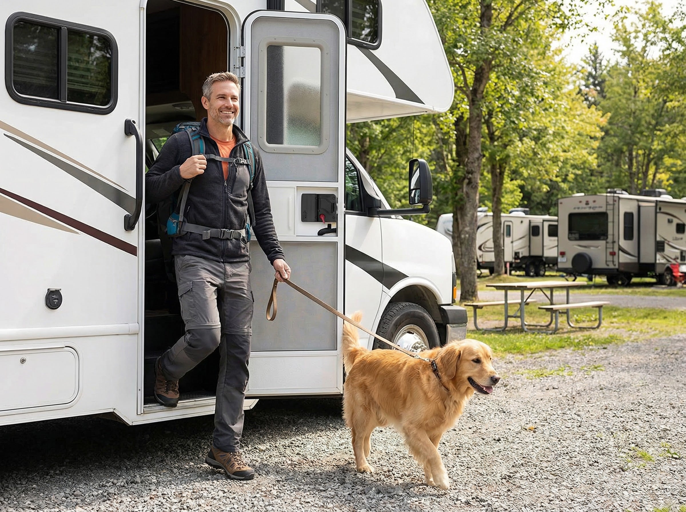 RVLock K9 Canteen 3-in-One - Tan
