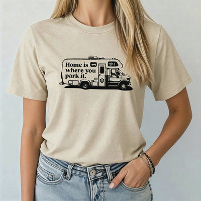 RVLock Unisex T-Shirt - Tan Park It