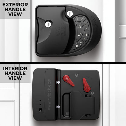 RVLock Charter Keyless Handle for Class C/A Motorhomes Left Hand